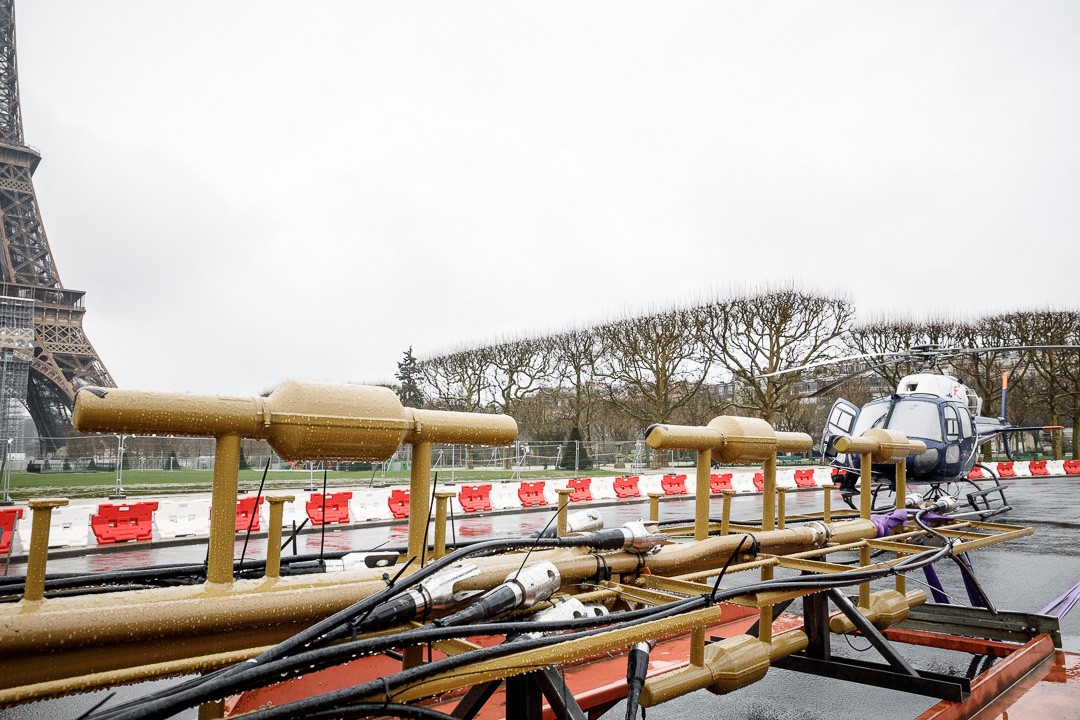 Pose de l'antenne TDF
